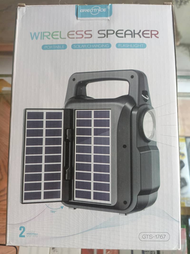 Wireless Solar Speaker 1