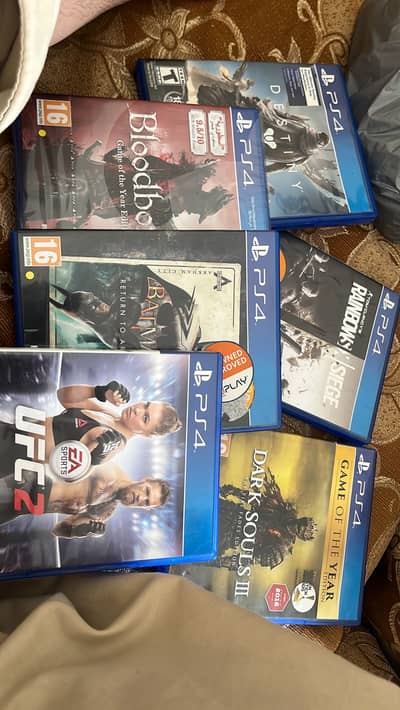 Ps4 cds mint condition price negotiable