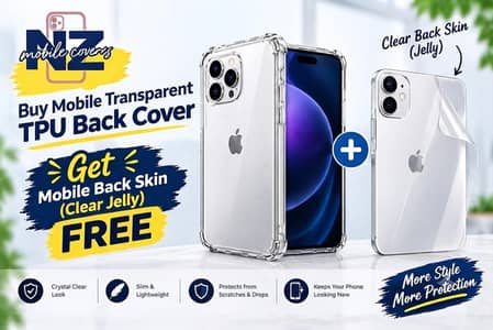BUY Mobile Back Cover and get FREE Mobile Back Jelly