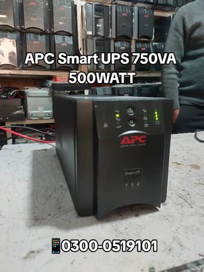 APC UPS 750VA 500WATT For Short & Long Backup - Pure Sine Wave
