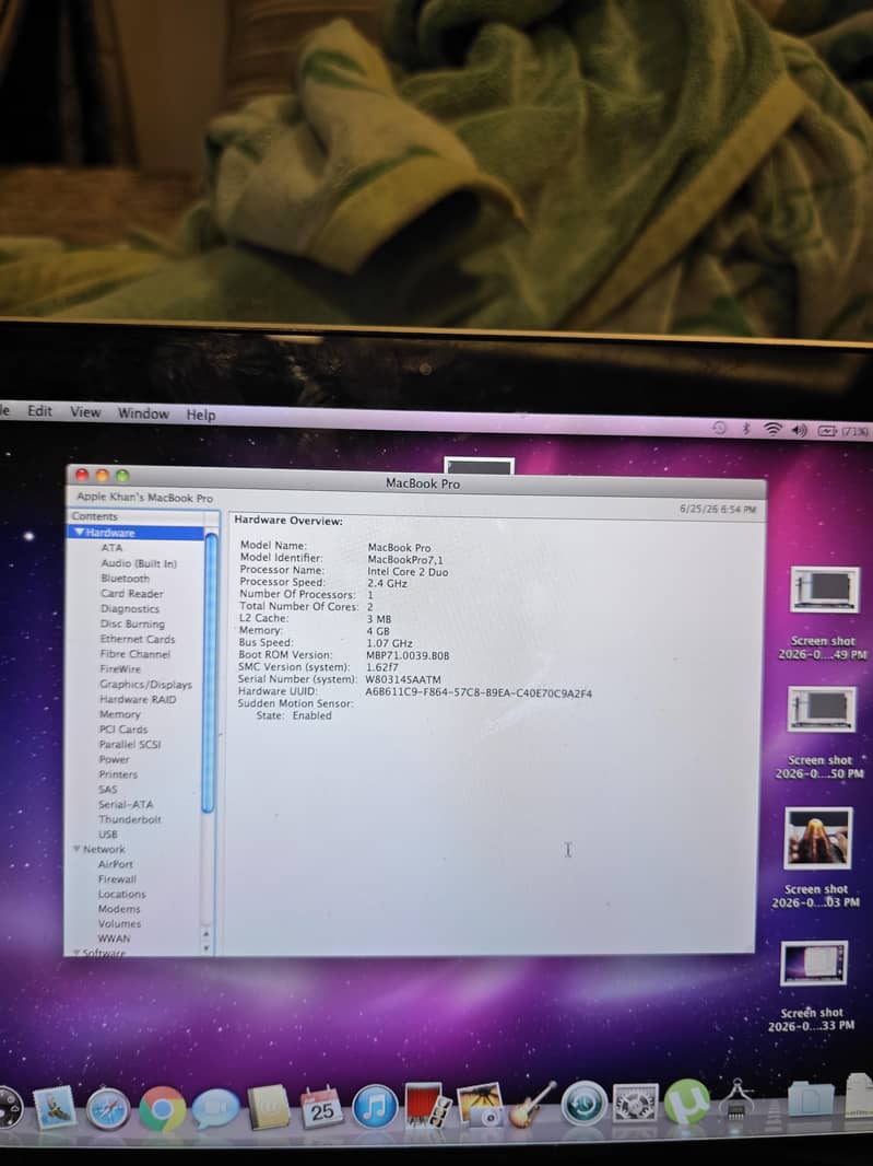 Macbook pro 2010 used 1