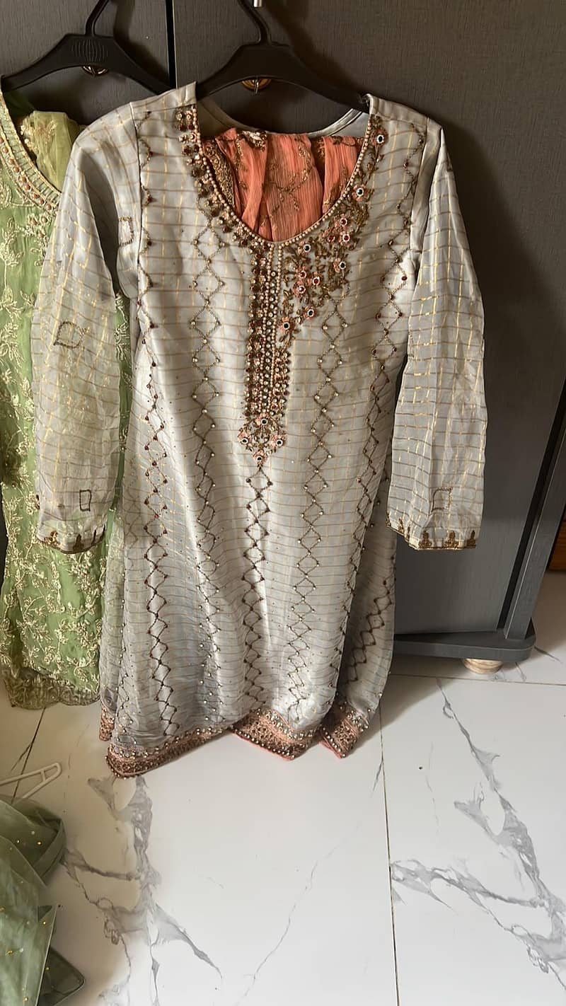 bridal dress good condition brand new for sale 2