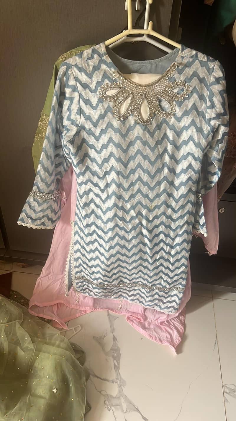 bridal dress good condition brand new for sale 3