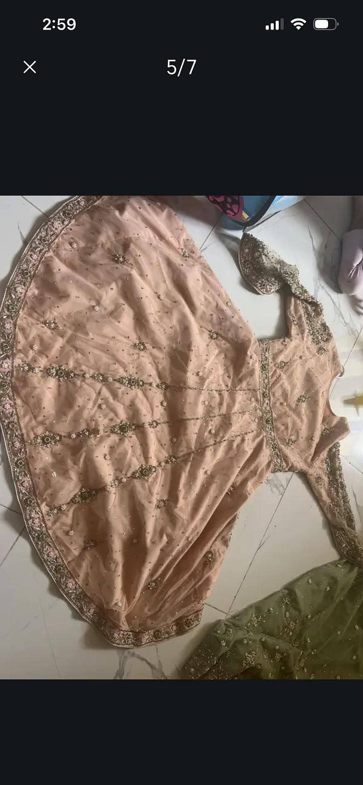 bridal dress good condition brand new for sale 16
