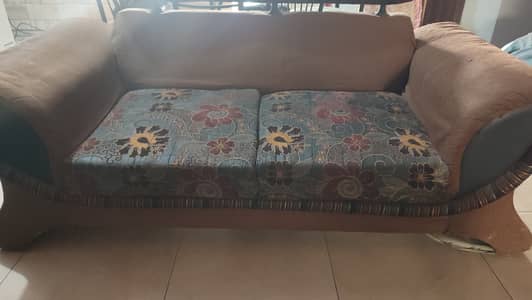This is the customized 8 seater sofa set in used condition