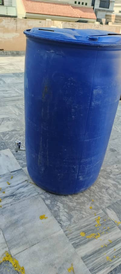Plastic Drum 200 Liters for Water Storage