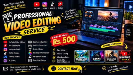 PROFESSIONAL VIDEO EDITING SERVICE