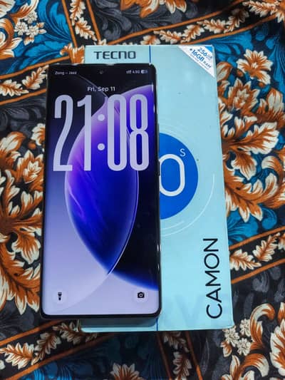 Tecno CAMON 30S, 10/10, 16/256, with box and charger