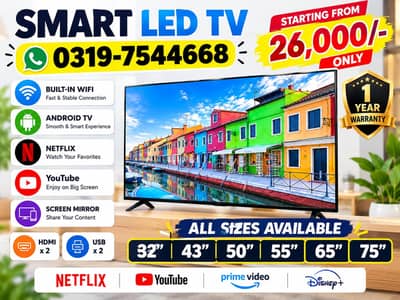 Buy 32 inches Smart Google Led TV All models Tcl Haier Samsung