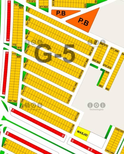 10 marla plot for sale in g5 block