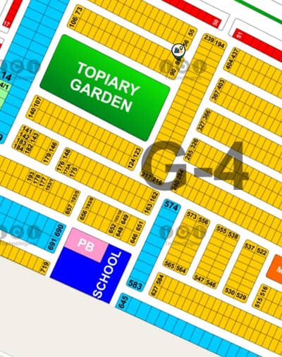 10 marla plot for sale in G4 block