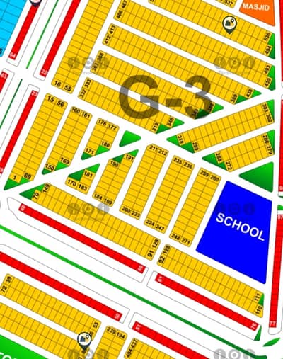 10 marla plot for sale in G3 block