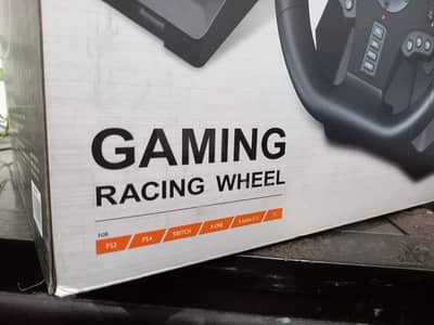 USB PC Racing Wheel & Pedals | PXN V900 Desktop Setup