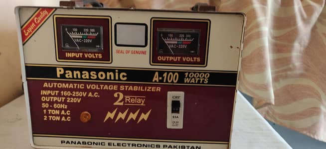 stabilizer panasonic a100