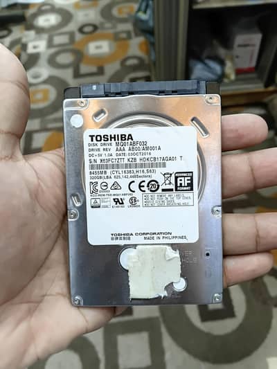 Toshiba 320 GB Internal Hard Drive For Sale