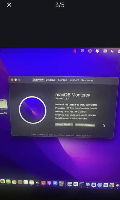 Macbook pro early 2015