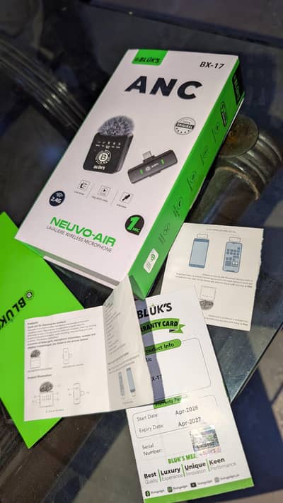 Neuvo-air Lavaliere wireless microphone