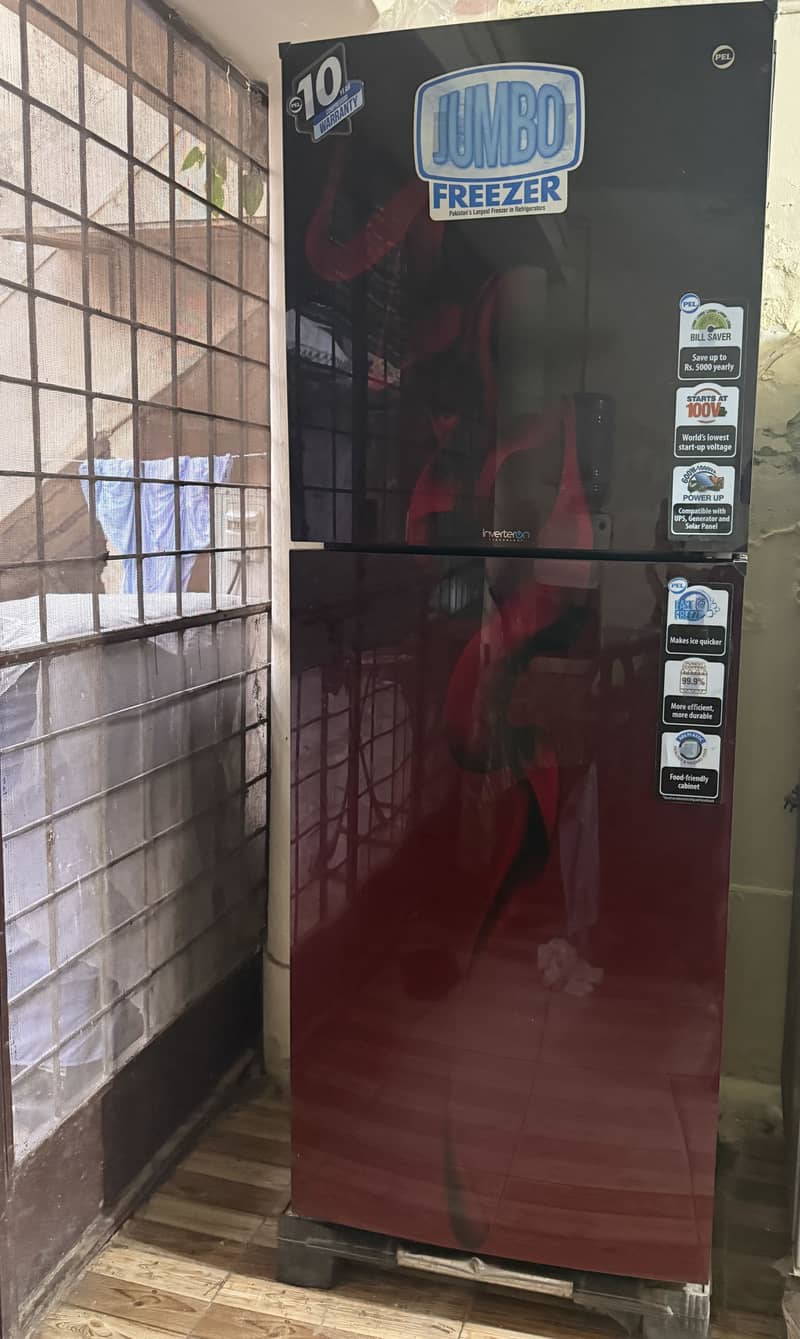 Pel jumbo inverter refrigerator/fridge double door excellent condition 0