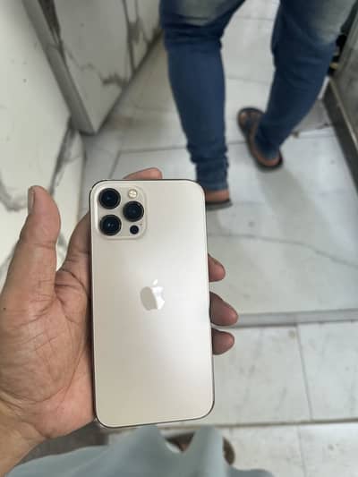 Iphone 12promax Dual pta Golden colour