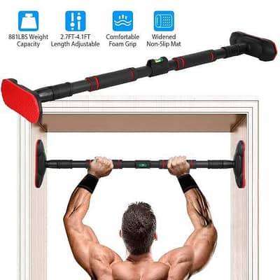 03335401216 doorway multi pull up bar pullup bar dumbbell chrome gym