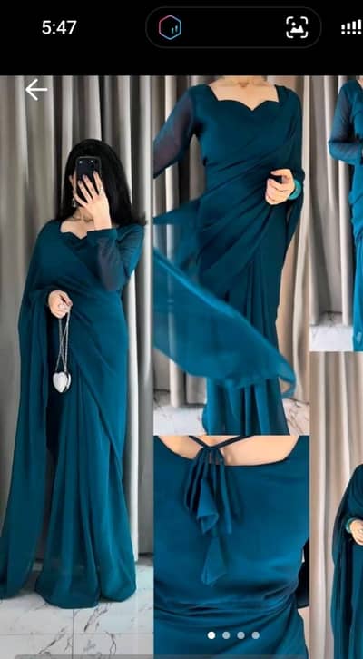zinc saree chifoon Fabric