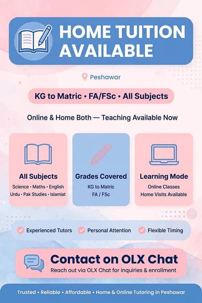 Home Tutor rawalpindi - All Subjects + Assignments Notes CV