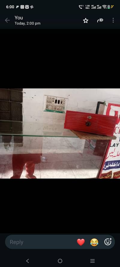 counter lakri with aluminum