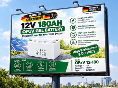 Made in Germany Solar Batteries – OPzV Tubular Gel Technology