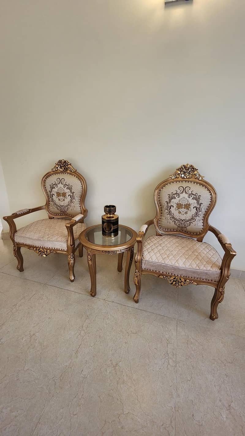 Customized sofa set with center table 3