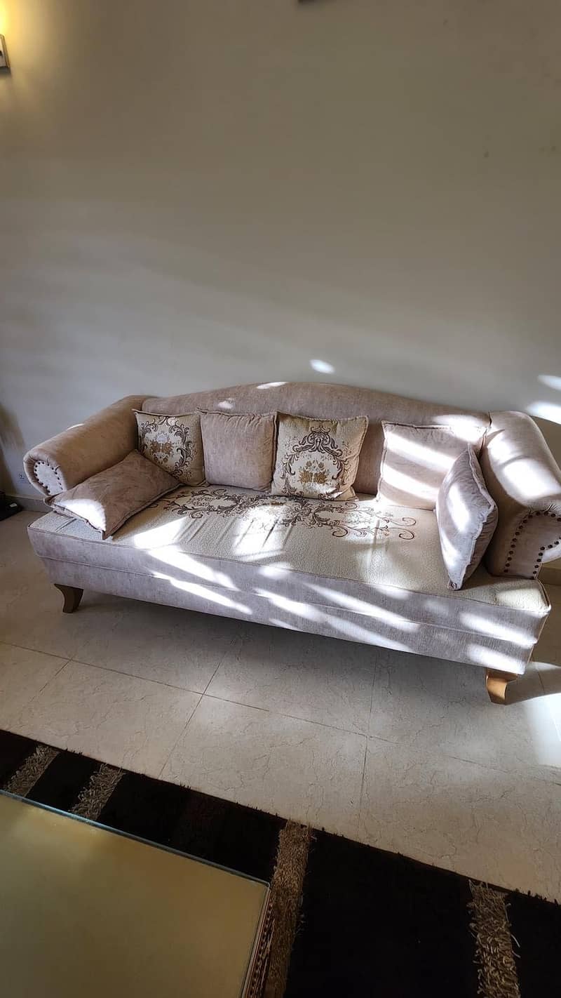 Customized sofa set with center table 5