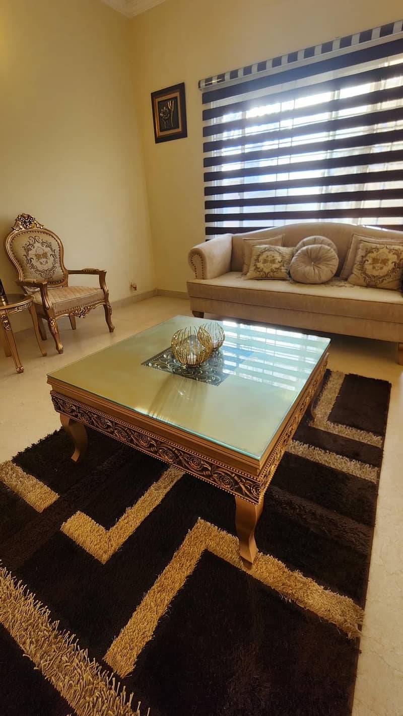Customized sofa set with center table 6