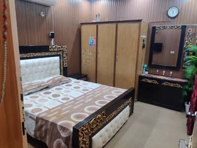 King Size Used Bed Set with 2 Side Tables and One Dressing Table