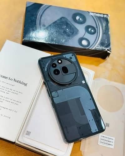 Nothing Phone 3a Pro 12gb 256gb 10 by 10 Full Box PTA approved