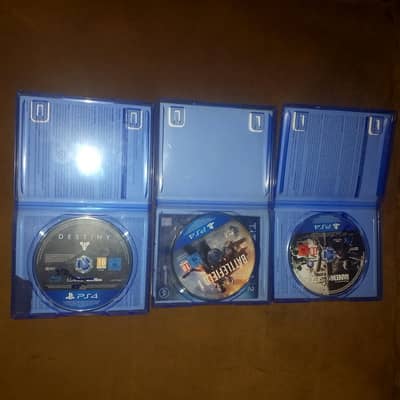 3 PS4 Games Destiny,Battlefield,Rainbow six siege