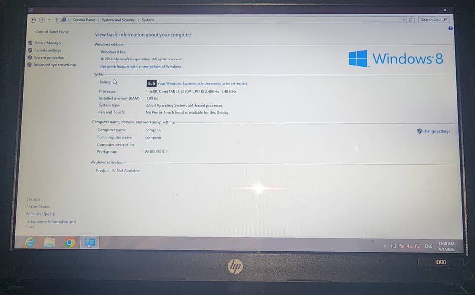 HP 1000 core i3 1