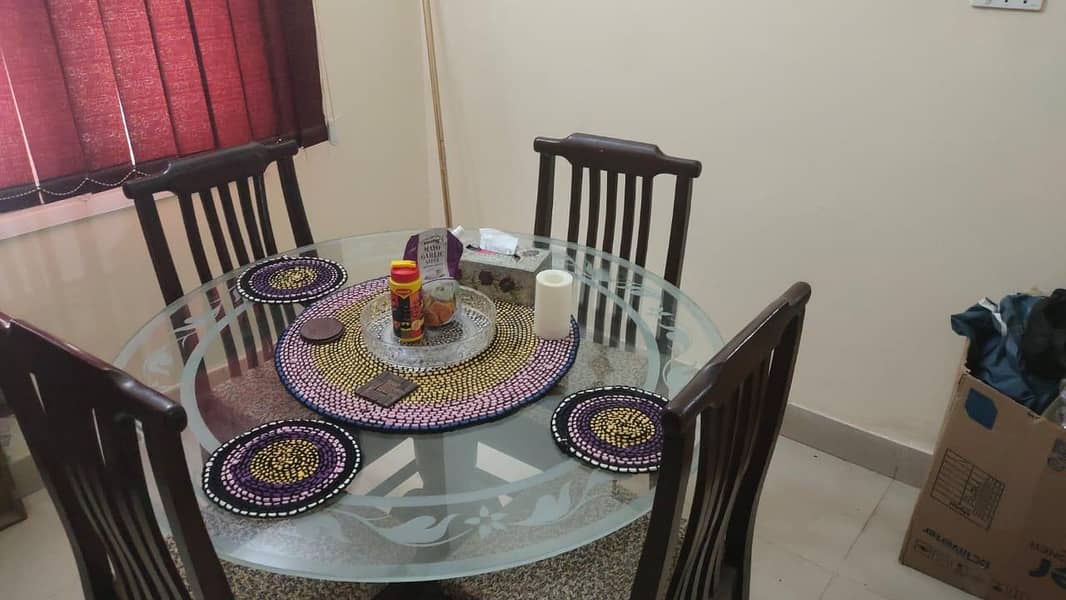 dining table with 4 chairs set 2