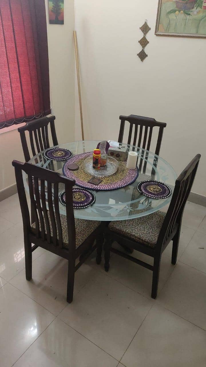 dining table with 4 chairs set 3