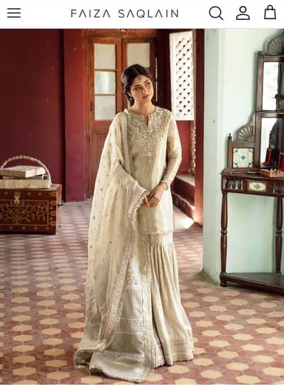 Faiza saqlain bridal dress just 1 time use