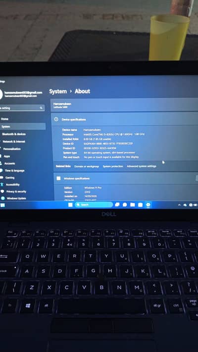 Dell 5400 Core i5 8th Gen 256gb ssd NVMe Super Fast .