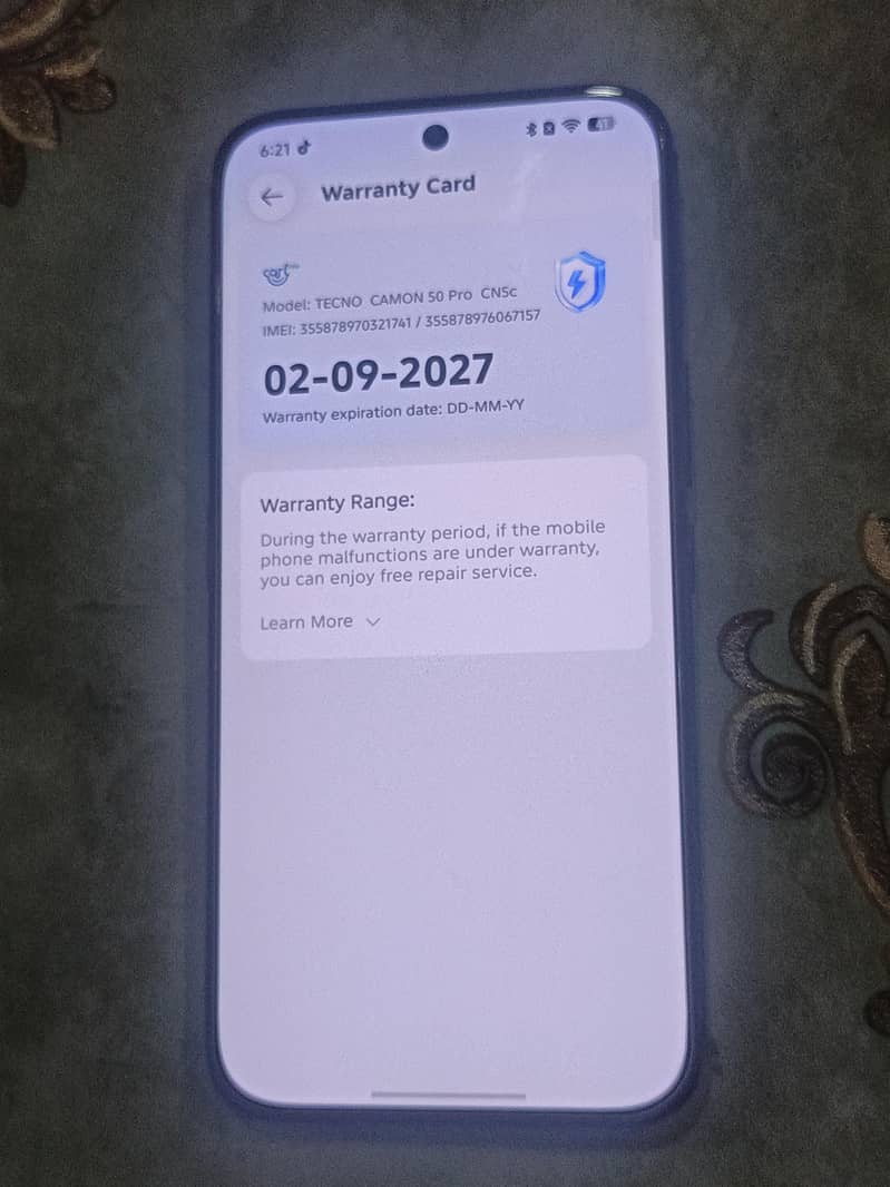 Tecno camon 50 pro 2