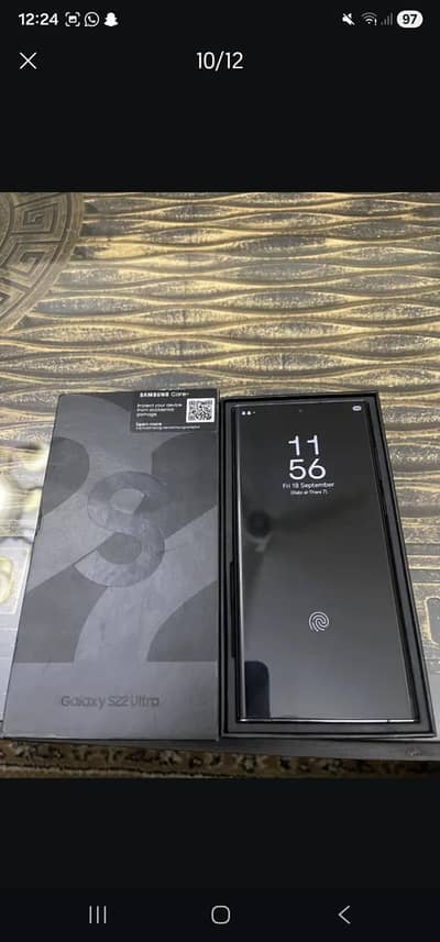 Samsung Mobile S22 Ultra  only sale no exchange