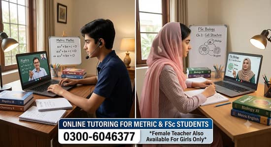 online tuition available for both boys and girls
