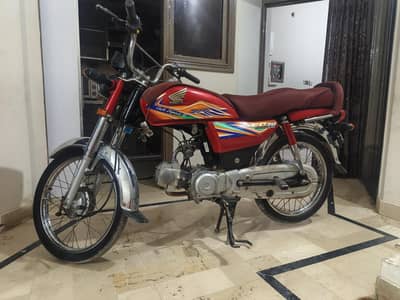 honda CD 70 red colour