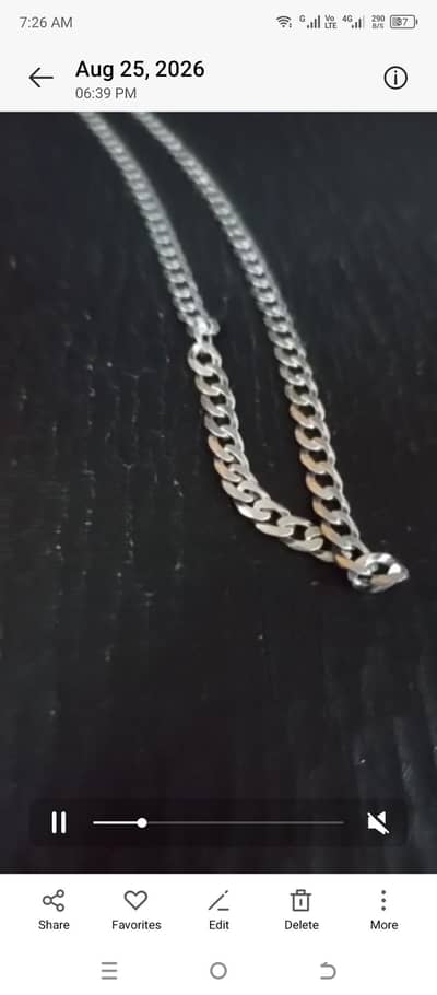 925 Italian neck chain