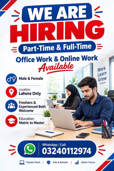 ONLINE JOBS AVAILABLE FOR FEMALES AND MALES