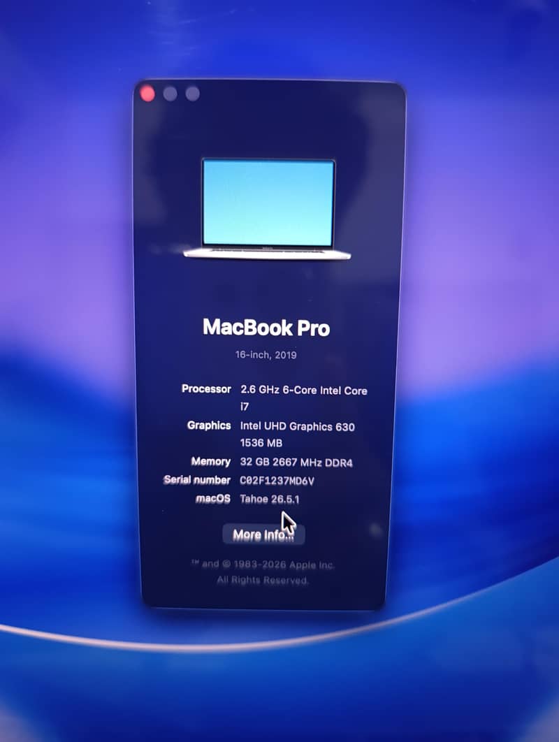 MacBook Pro 2019 2