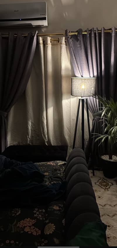 Selling off white curtains