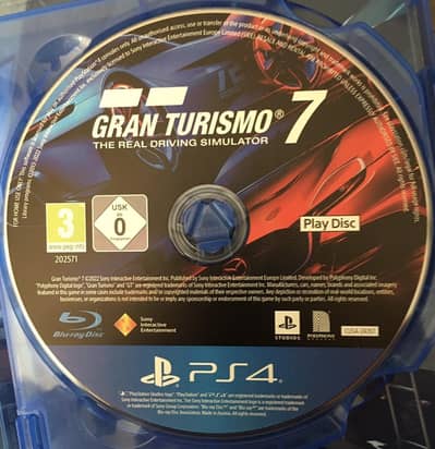 GT7 GRAN TURISMO PS4 JUST LIKE NEW CDS