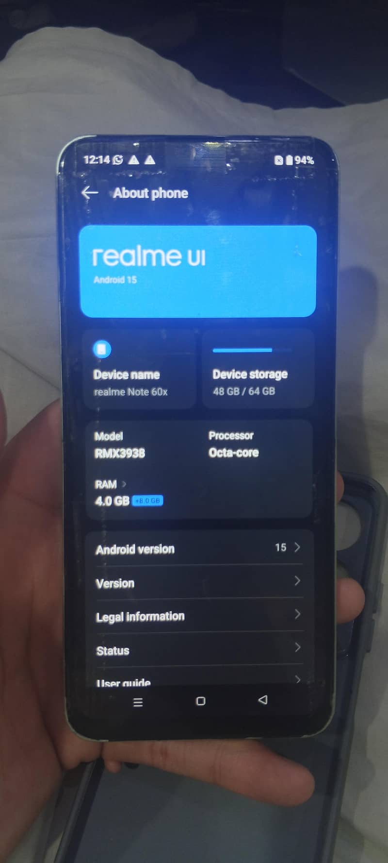 Realme Note 60x 0