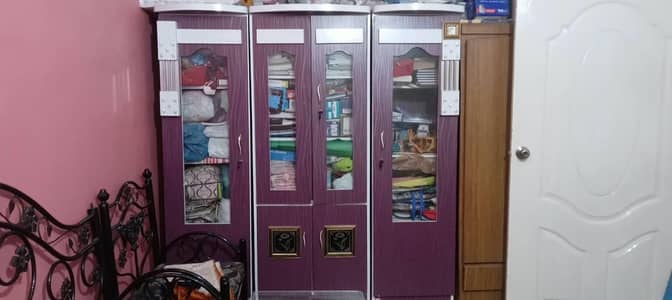 Purple wardrobe